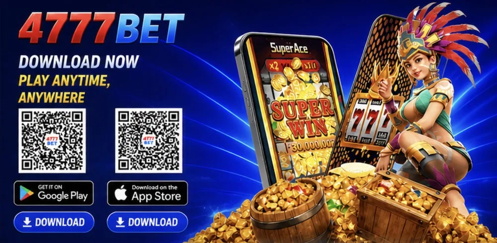 4777bet mobile app banner